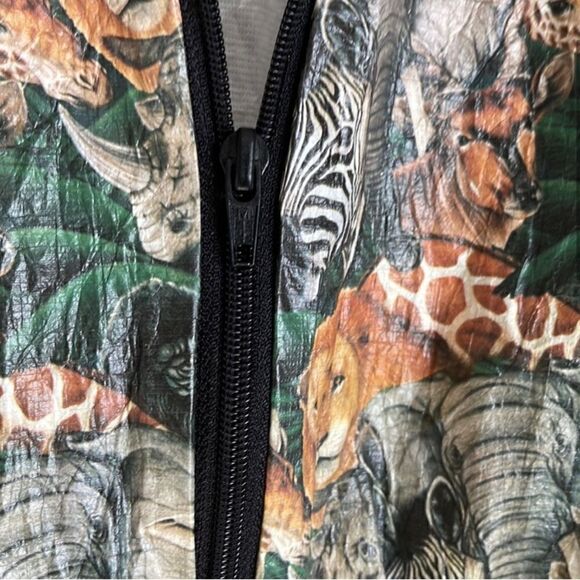 VINTAGE DISNEY | Animal Kingdom Paper Jacket Full Zip Size L - Picture 4 of 7